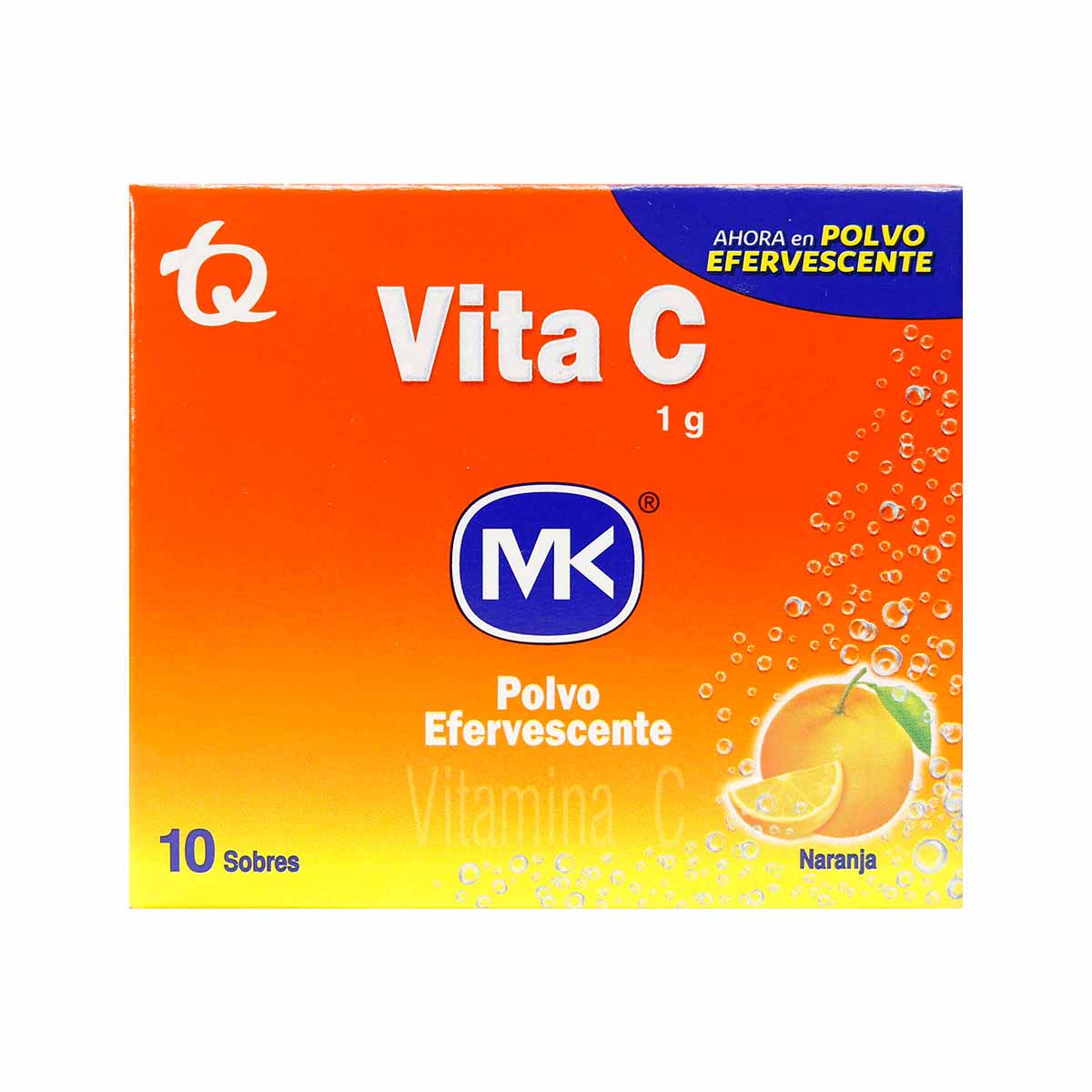 Vita C MK Polvo Efervescente Naranja 20 Sobres
