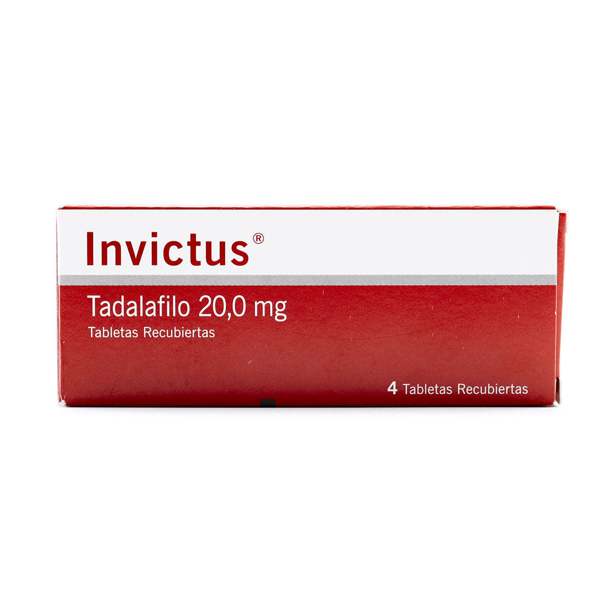 RX - Invictus 20 mg 4 Tabletas Recubiertas