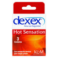 Dexex Hot Sensation 3 Preservativos