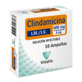 RX - Clindamicina 600 mg/4 ml 10 Ampollas VT
