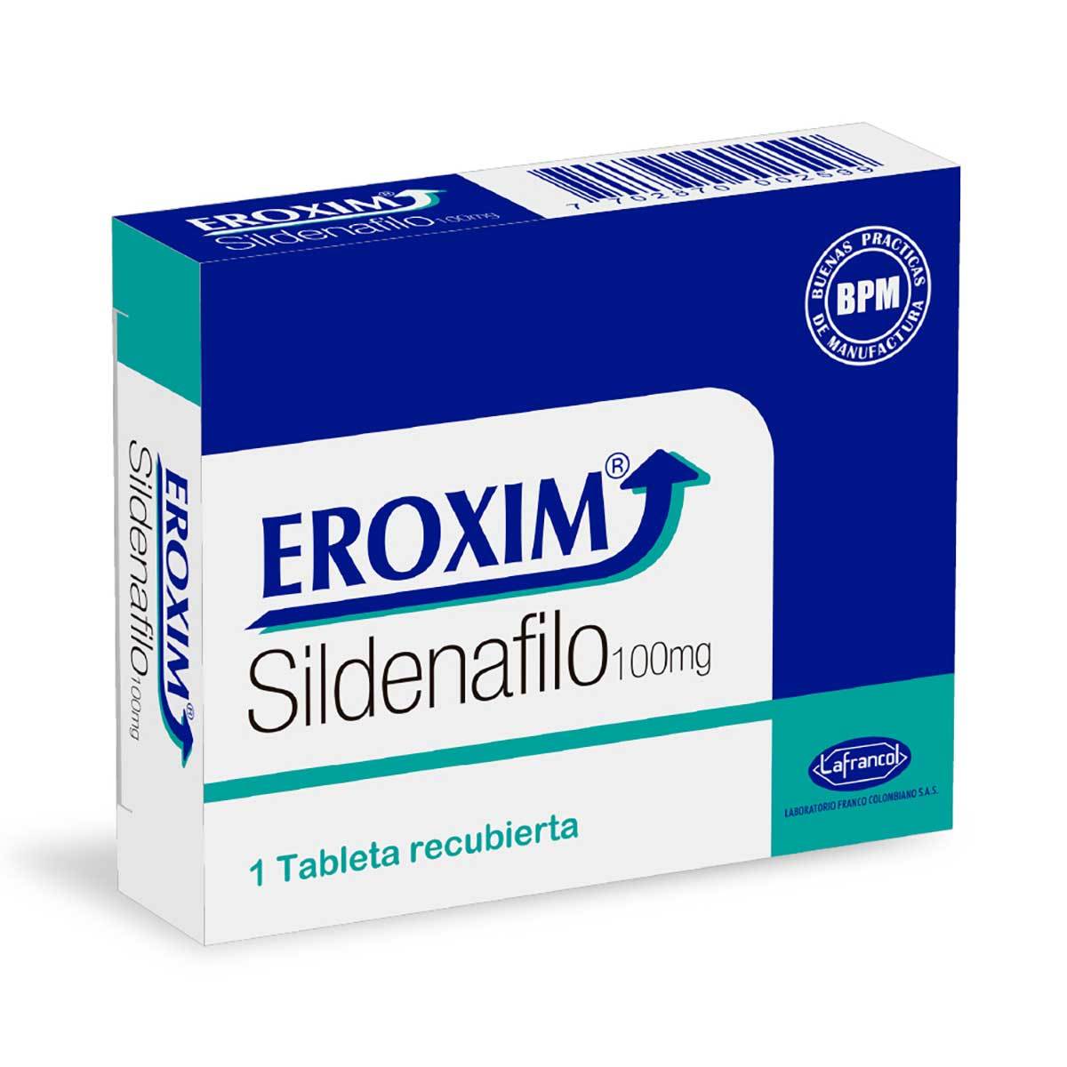 RX - Eroxim 100 mg 1 Tableta
