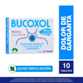 Bucoxol Triple Acción Coolmint 10 Tabletas