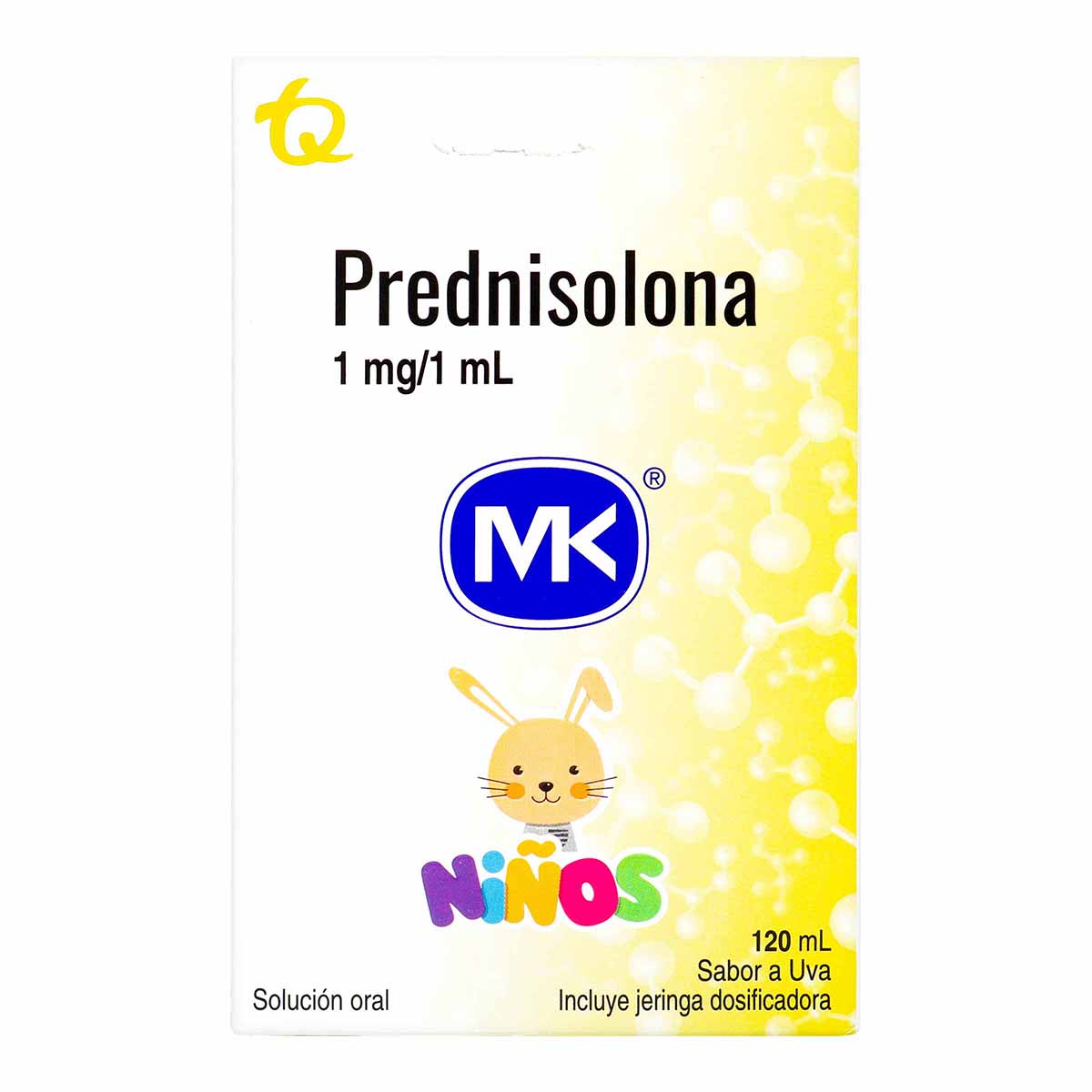 RX - Prednisolona 1 mg/ml Jarabe Uva+dos 120 ml MK
