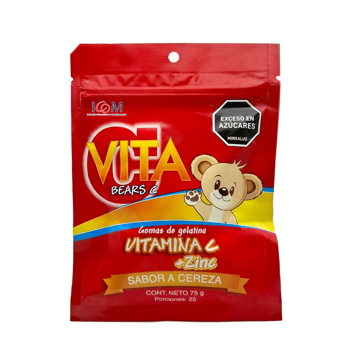 Gomas Vitabears C + Zinc Cereza 25 Unidades ICOM