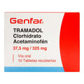 RX - TRAMADOL 37.5 MG+ACETAM.325 MG 10 TBS GF