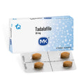RX - Tadalafilo 20 mg 4 Tabletas MK