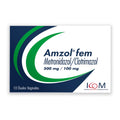 RX - Amzol Fem 500/100 mg 10 Óvulos ICOM
