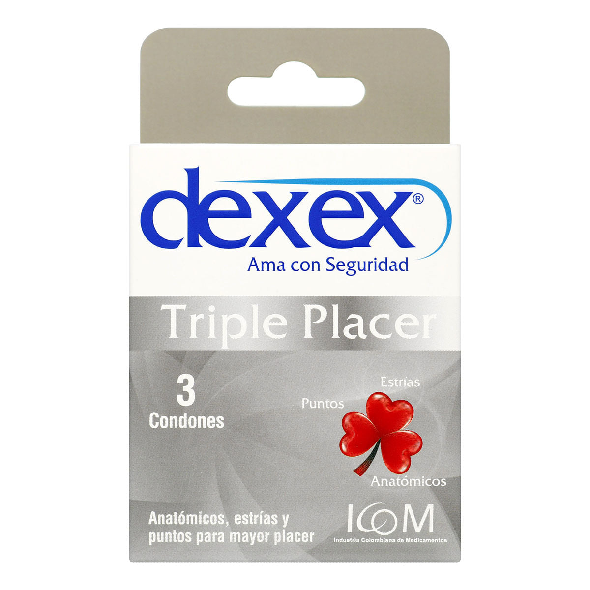 Dexex Triple Placer 3 Preservativos