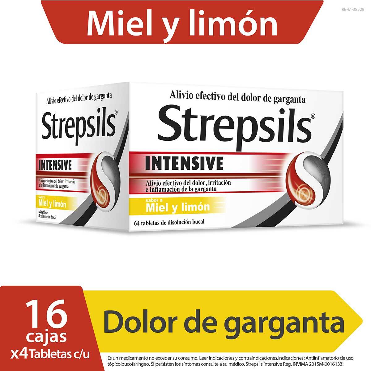 Strepsils Intensive 8.75 mg x 4 Tabletas