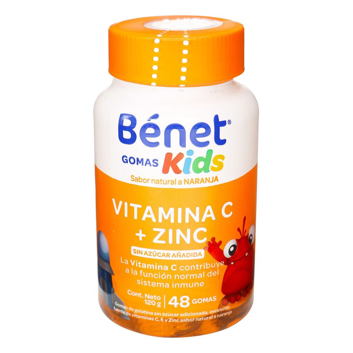 Gomas de Gelatina Benet Kids Vitaminas y Zinc 120