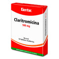 RX - Claritromicina 500 mg 10 Tabletas GF