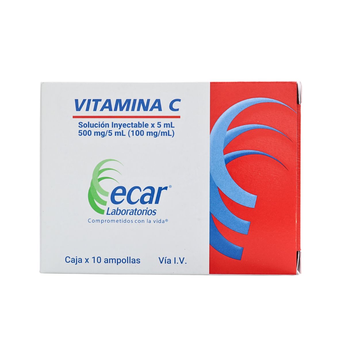RX - Vitamina C Inyectable 5 ml 1 Ampolla Ecar