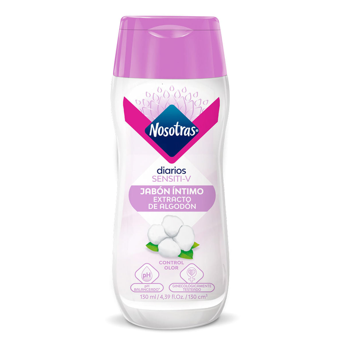 Jabón Íntimo Nosotras Sensiti-V 130 ml