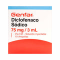 DICLOFENACO 75 MG 1 AMPOLLAS GF