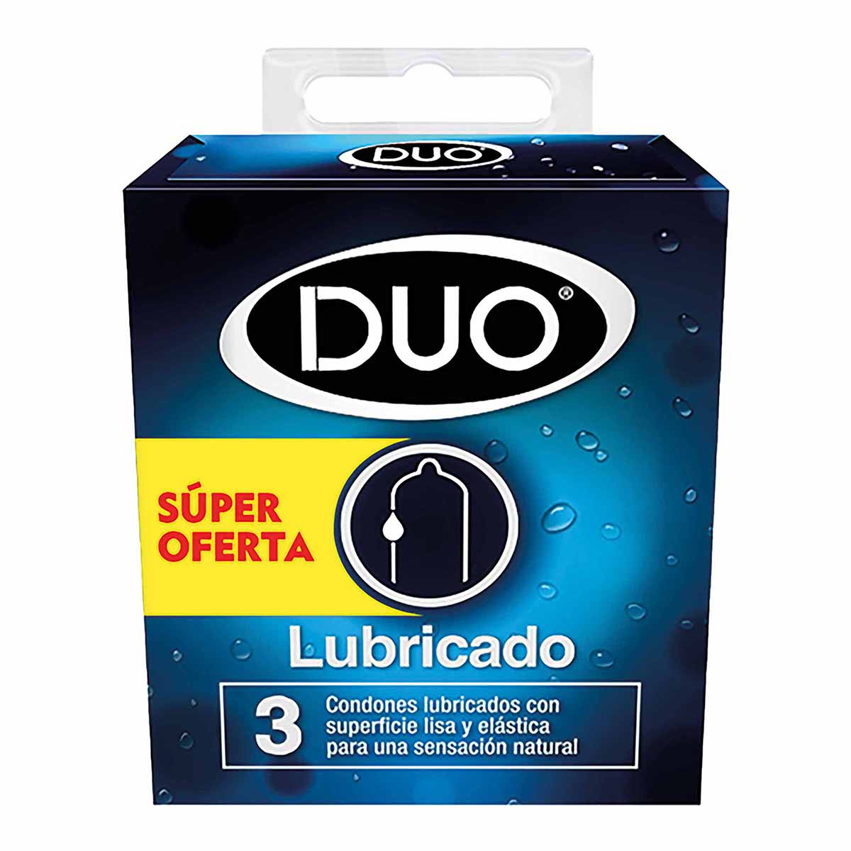Preservativos Duo Normal Lubricado 3 Unidades (Súper Oferta)