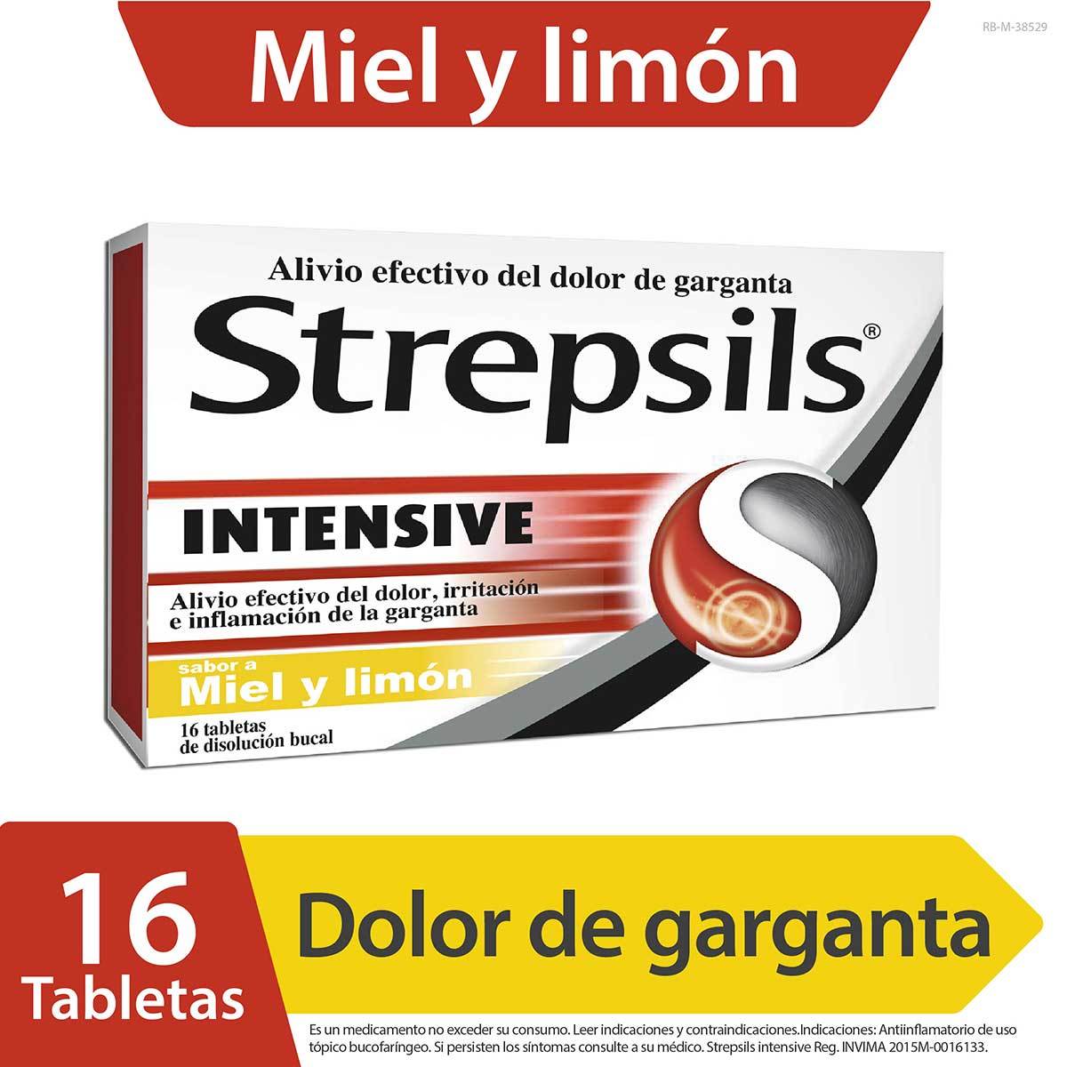 Strepsils Intensive 8.75 mg 16 Tabletas