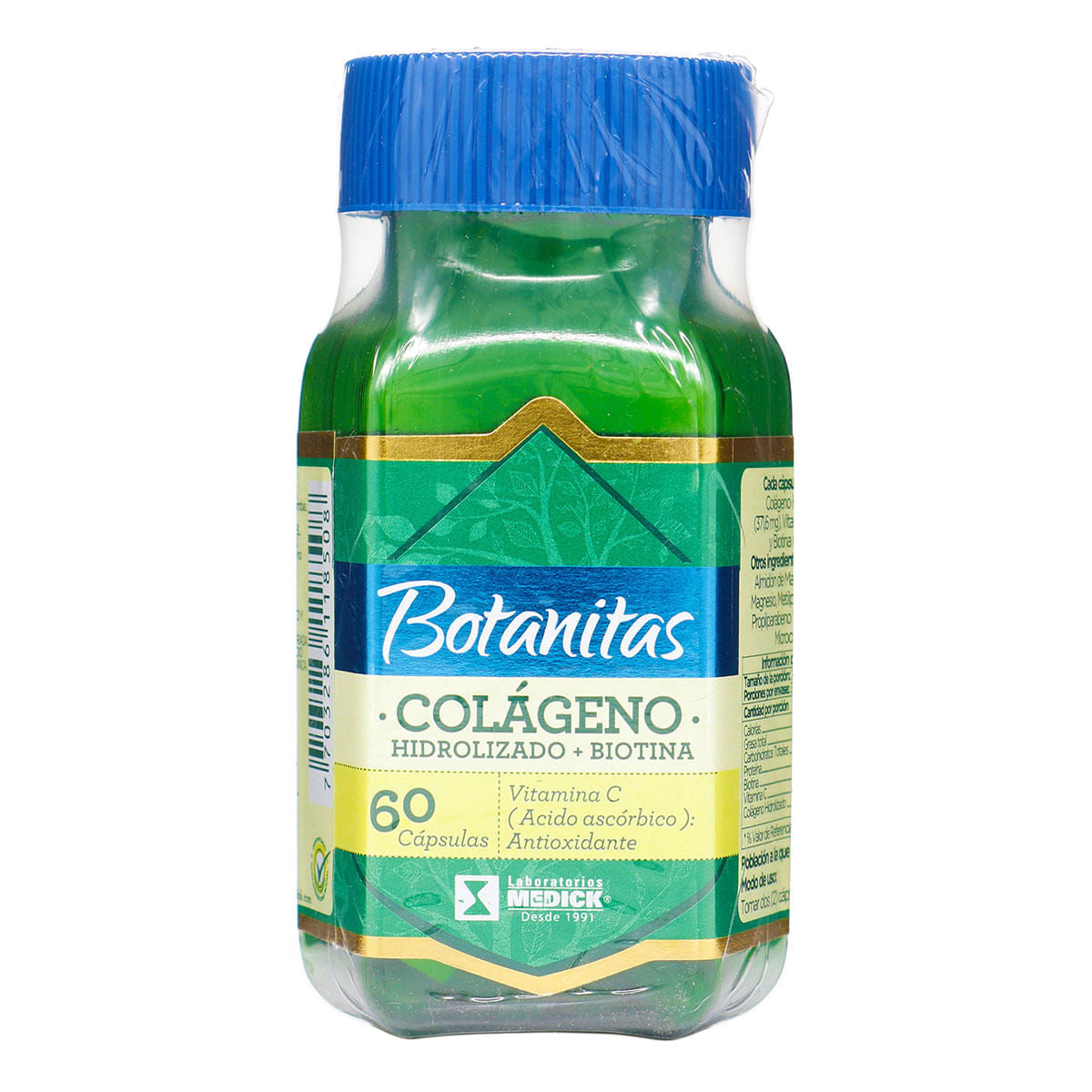 Colágeno Hidrolizado + Biotina y Vitamina C 60 Cápsulas