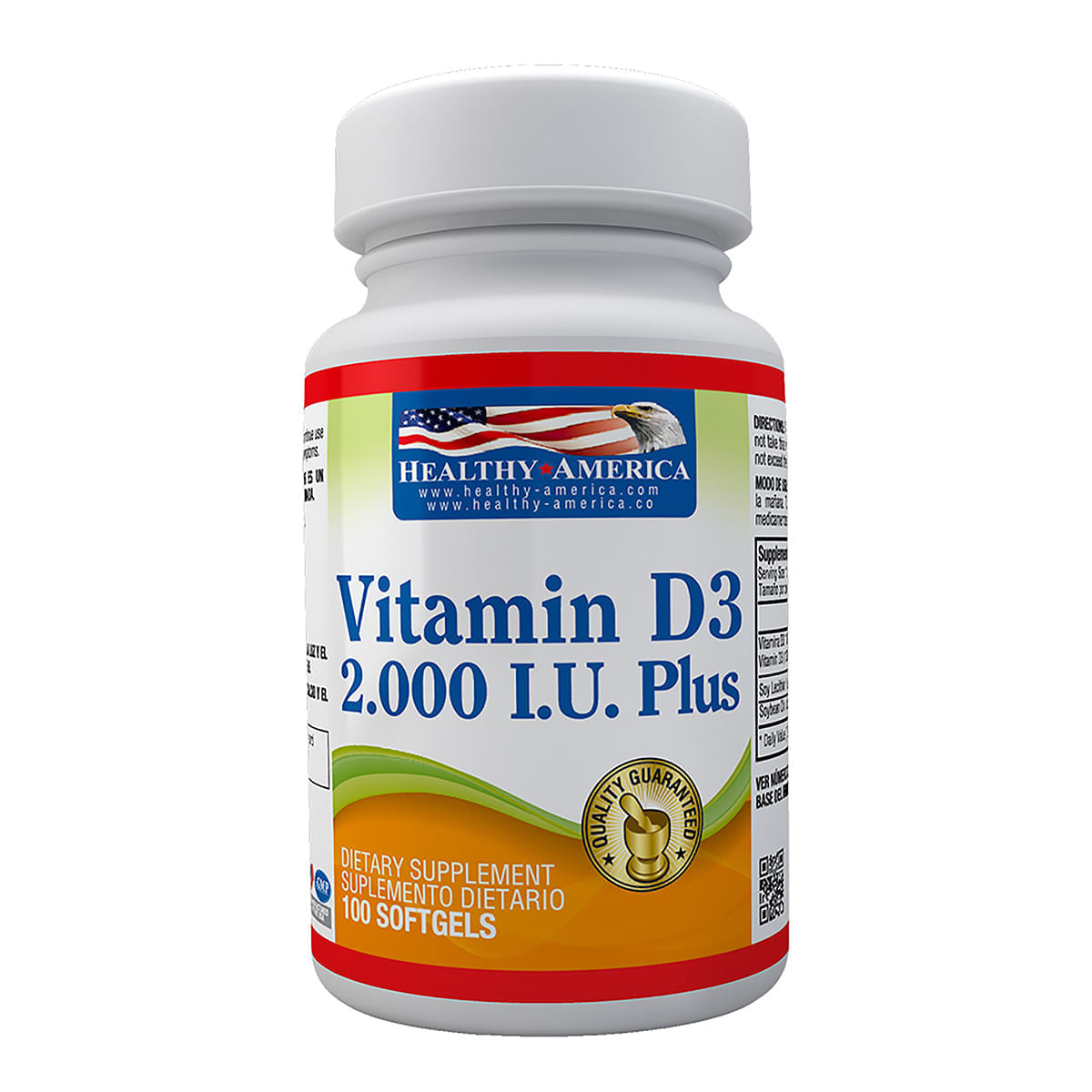 Vitamin D3 2000 UI 100 Softgels
