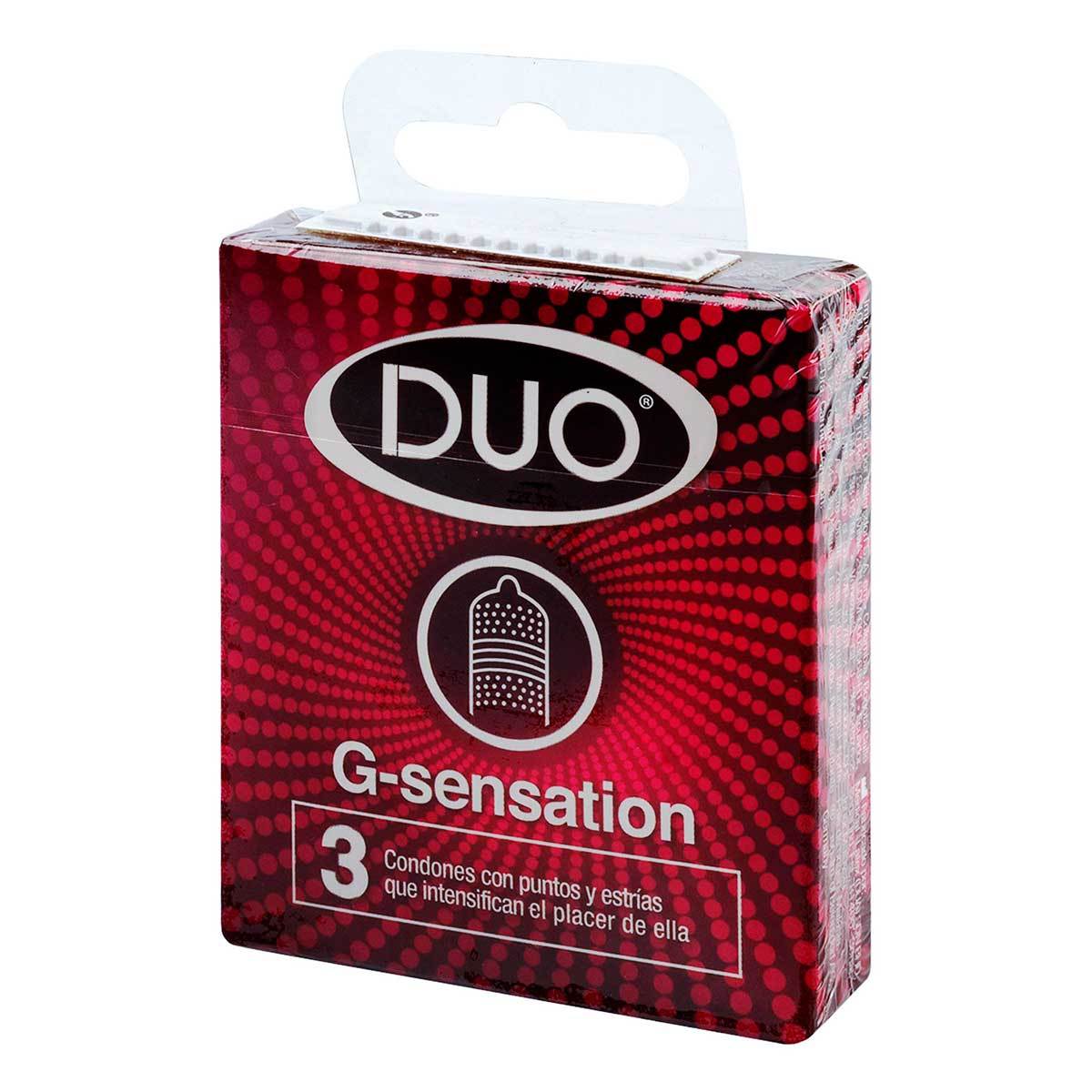 Preservativos Duo G Sensation 3 Unidades