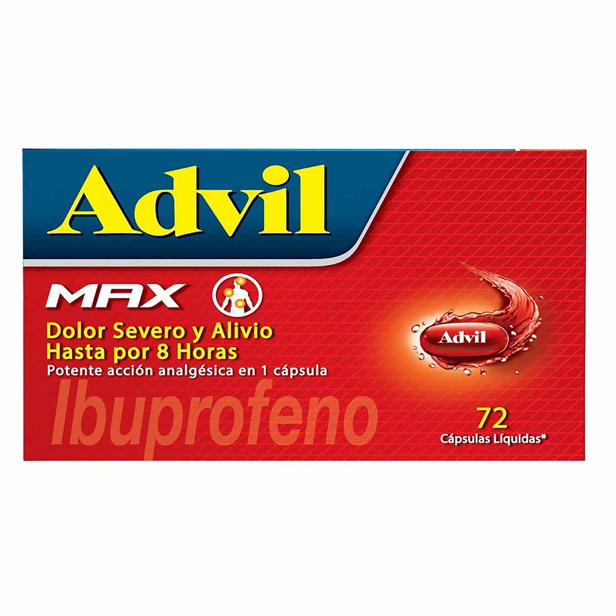 ADVIL MAX 72 CAPSULAS