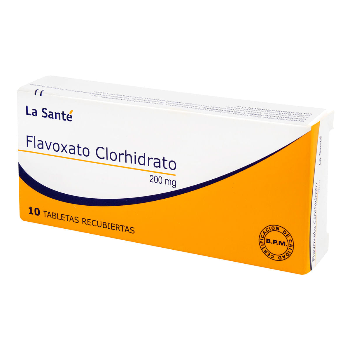 RX - Flavoxato Clorhidrato 200 mg 10 Tabletas LS