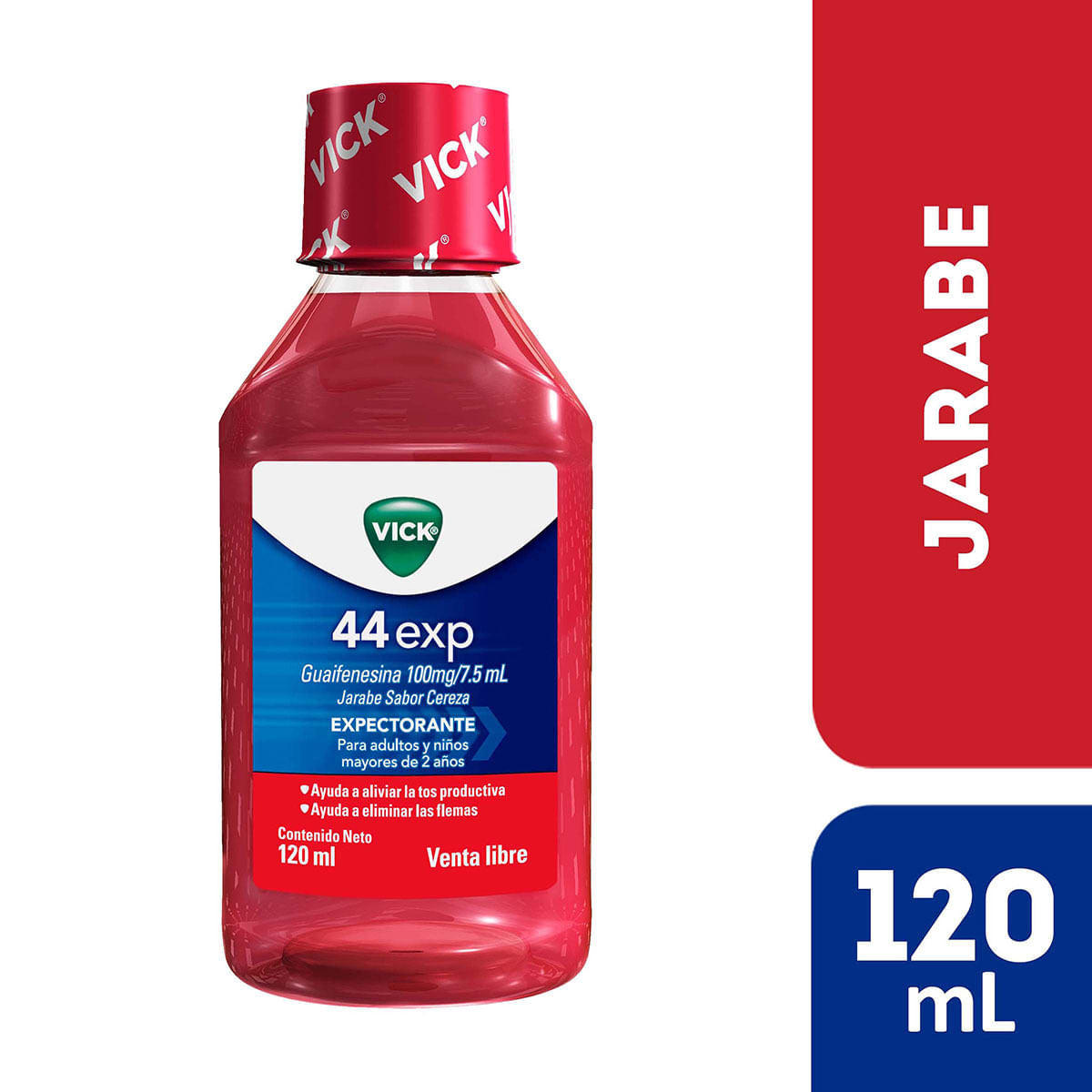 Vick 44 Expectorante Niños Adultos Jarabe 120 ml