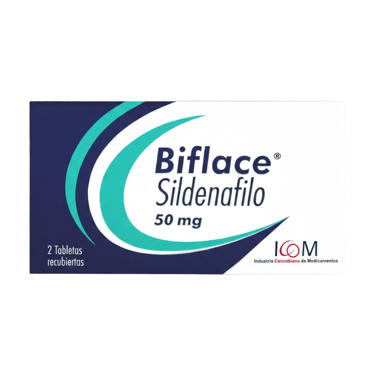 RX - Biflace 50 mg 2 Tabletas ICOM