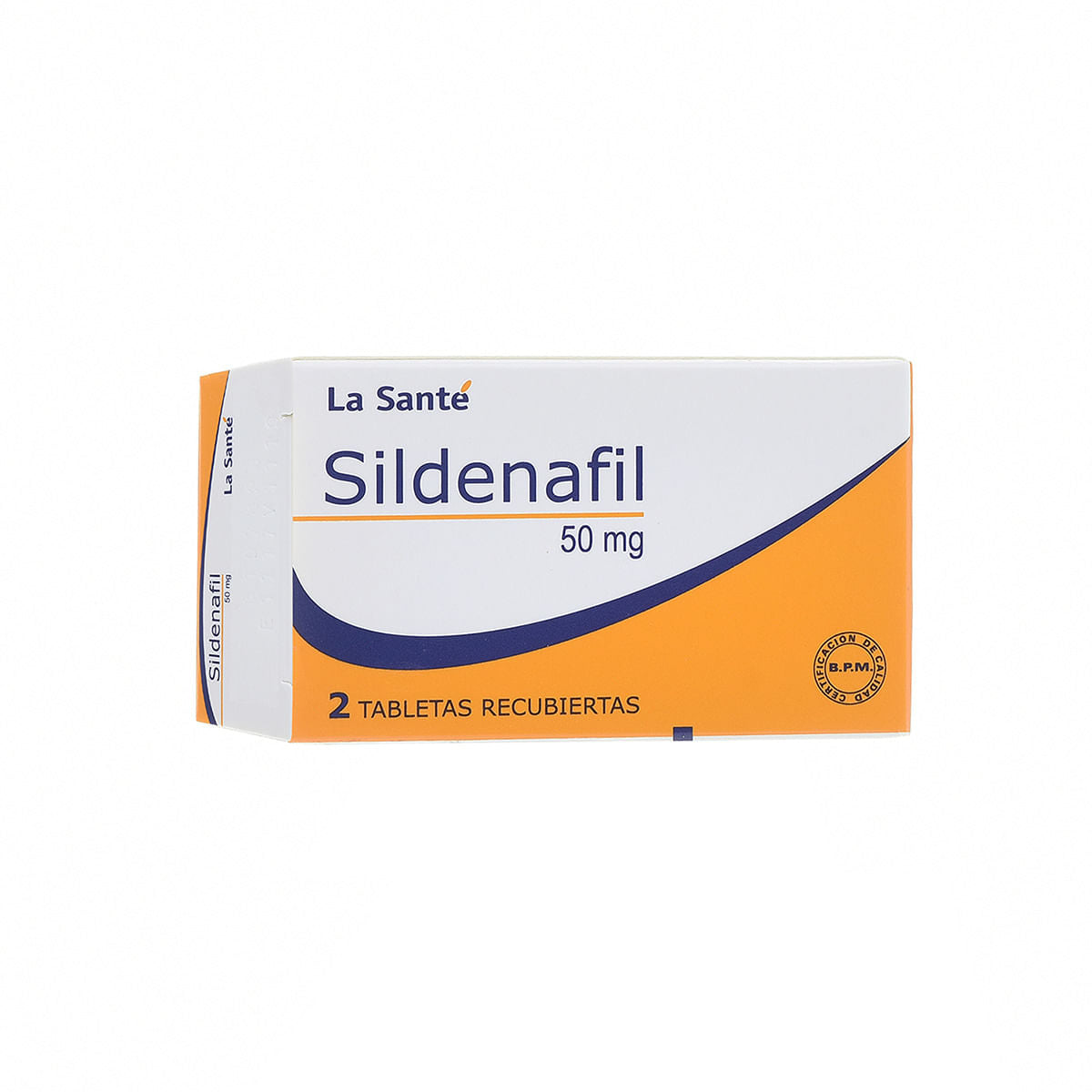 RX - Sildenafil 50 mg 2 Tabletas La Santé