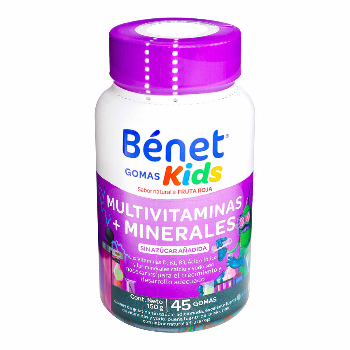 Gomas de Gelatina Benet Kids Vitaminas y Minerales 150
