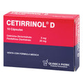 Cetirrinol D 10 Cápsulas