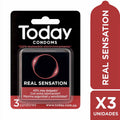 Preservativos Today Real Sensation 3 Unidades