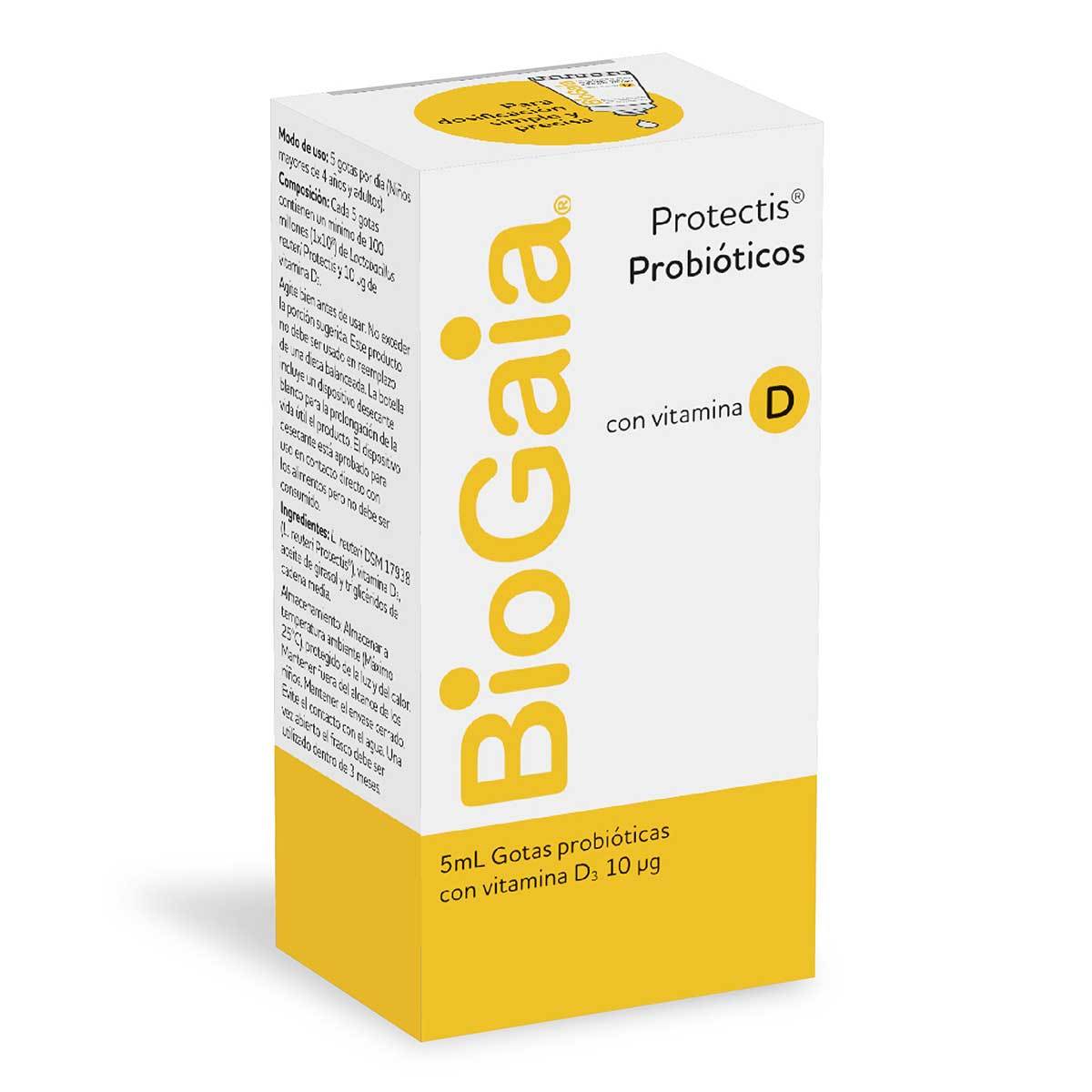 BioGaia + Vitamina D3 Gotas 5 ml
