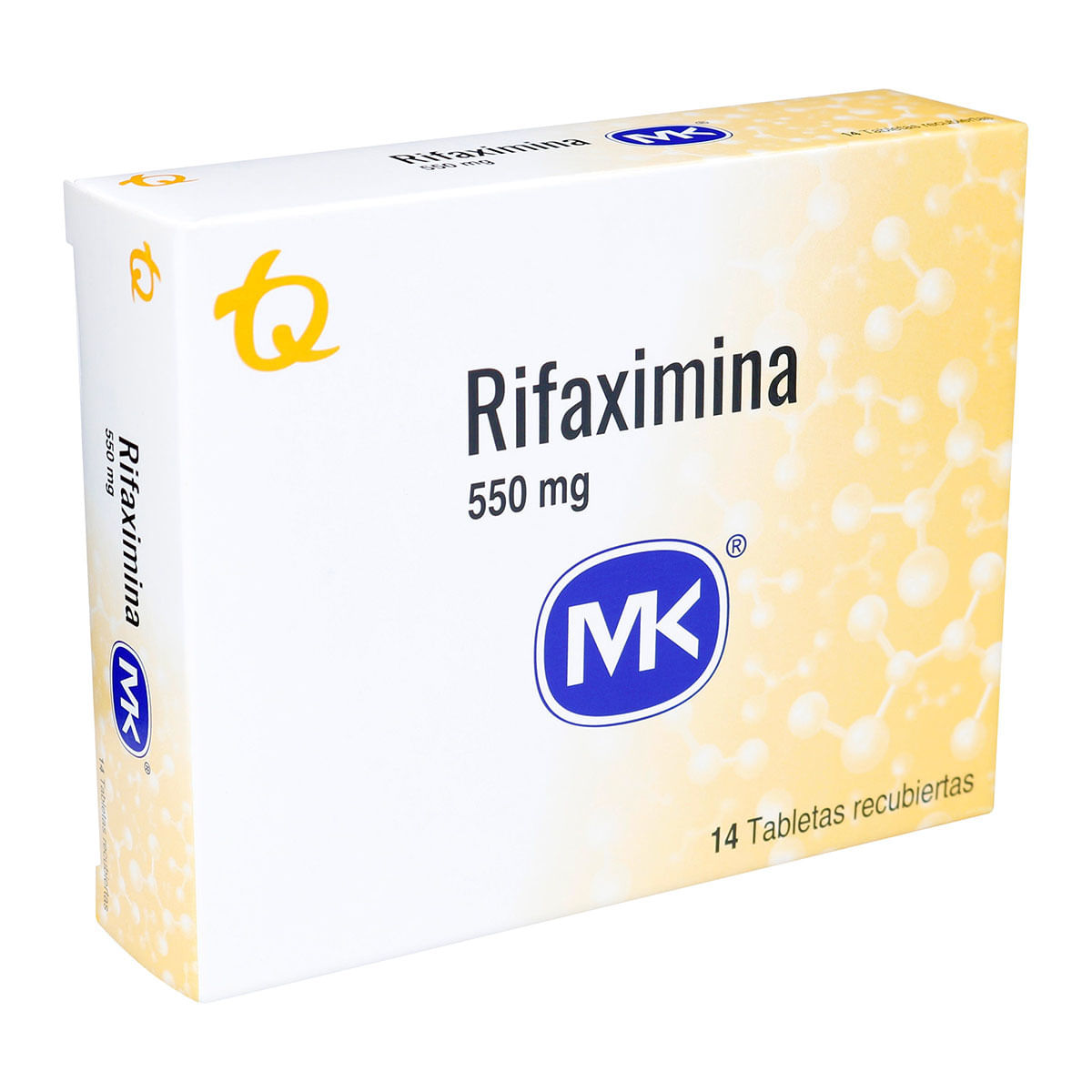 RX - Rifaximina 550 mg 14 Tabletas MK