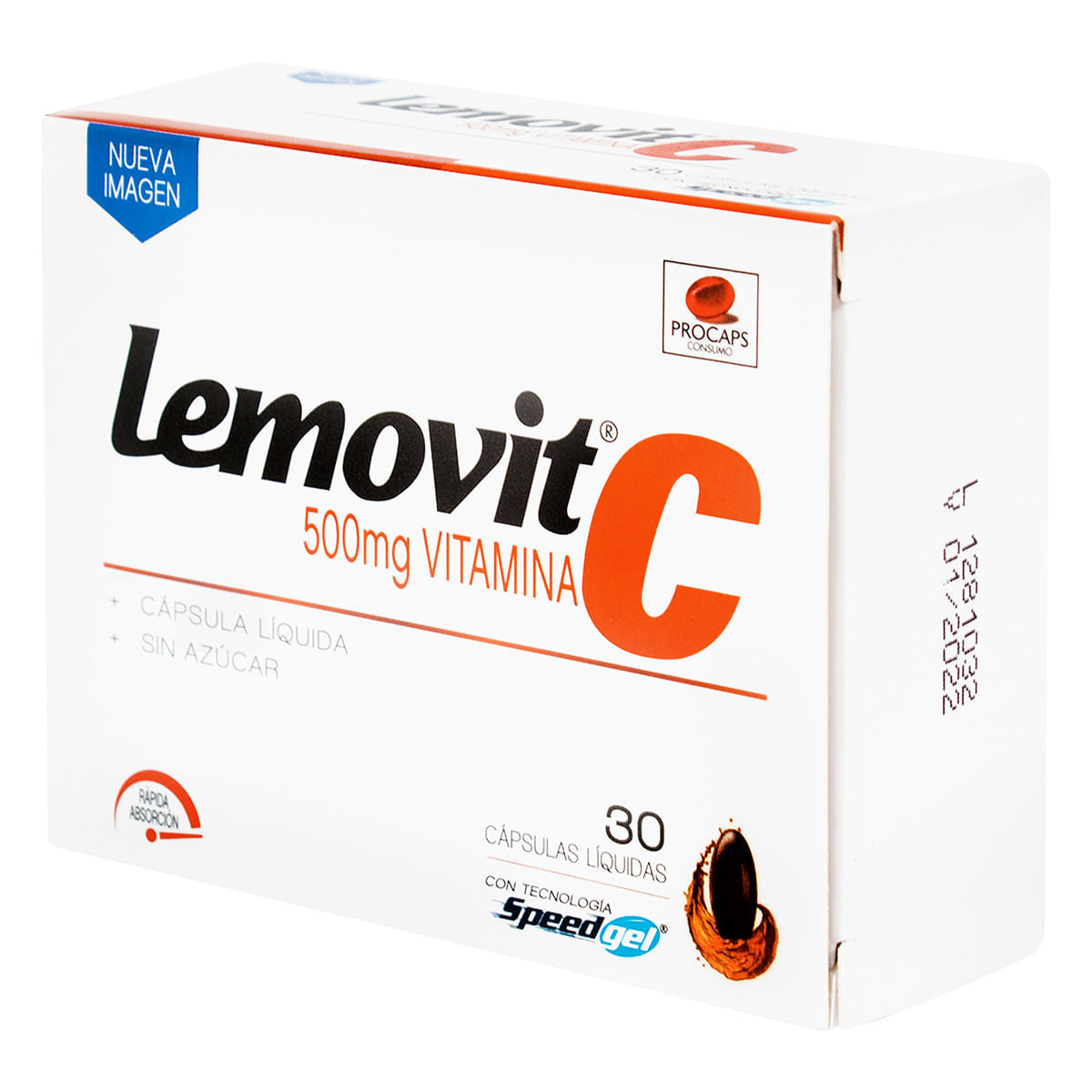 Lemovit C 500 mg 30 Cápsulas Blandas