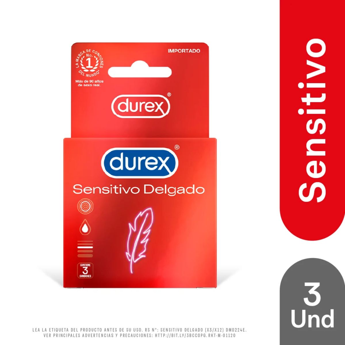 Preservativos Durex Sensitivo Delgado 6 Unidades