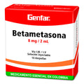 RX - Betametasona 8 mg 2 ml 10 Ampollas GF