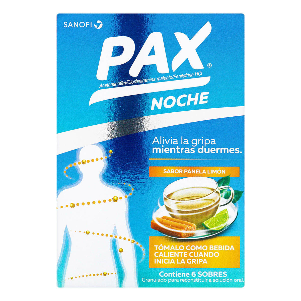 Pax Caliente Noche Panela 6 Sobres