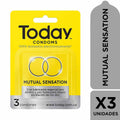 Preservativos Today Mutual Sensation 3 Unidades