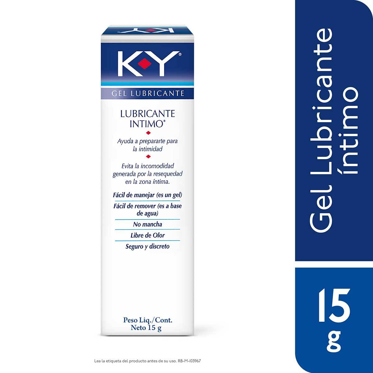 Lubricante Íntimo K-Y Gel 15 g
