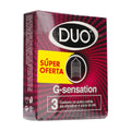 Preservativos Duo G Sensation 3 Unidades (Súper Oferta)
