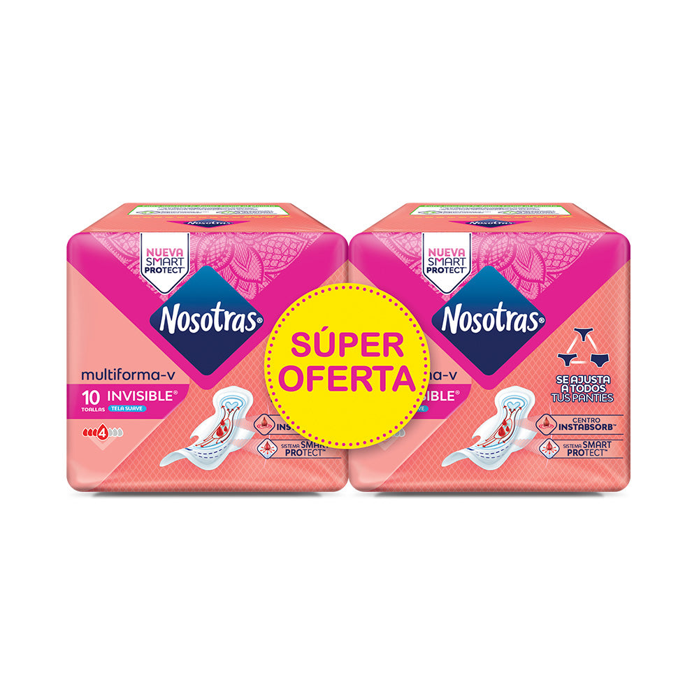 Toallas Nosotras Invisible Rapigel